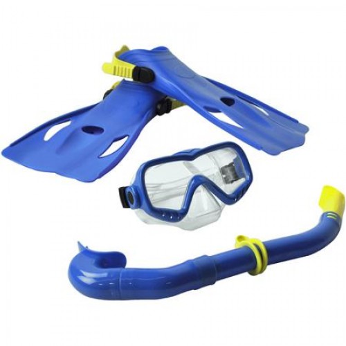 Fun Character Combo Snorkel Goggles & Fin For Boy